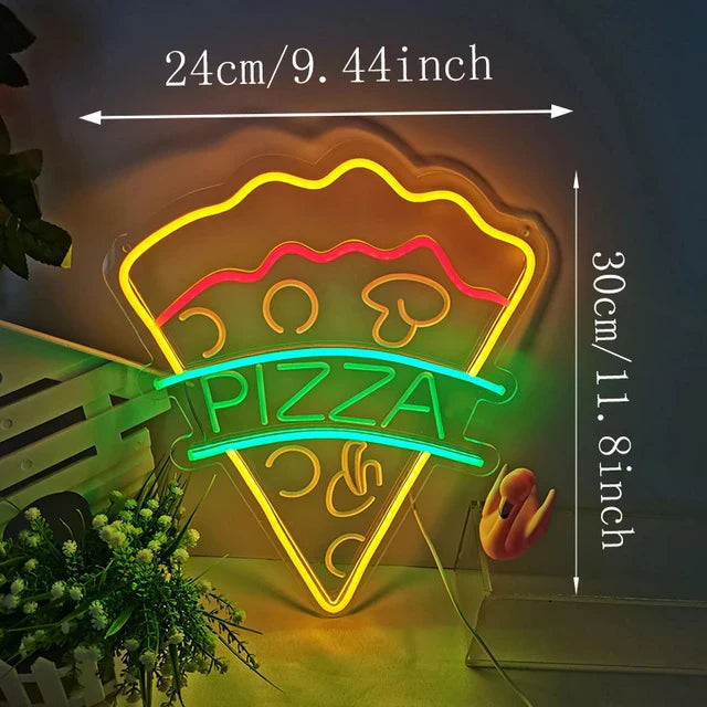 TastyTidbits - Luce notturna al neon per il fast food