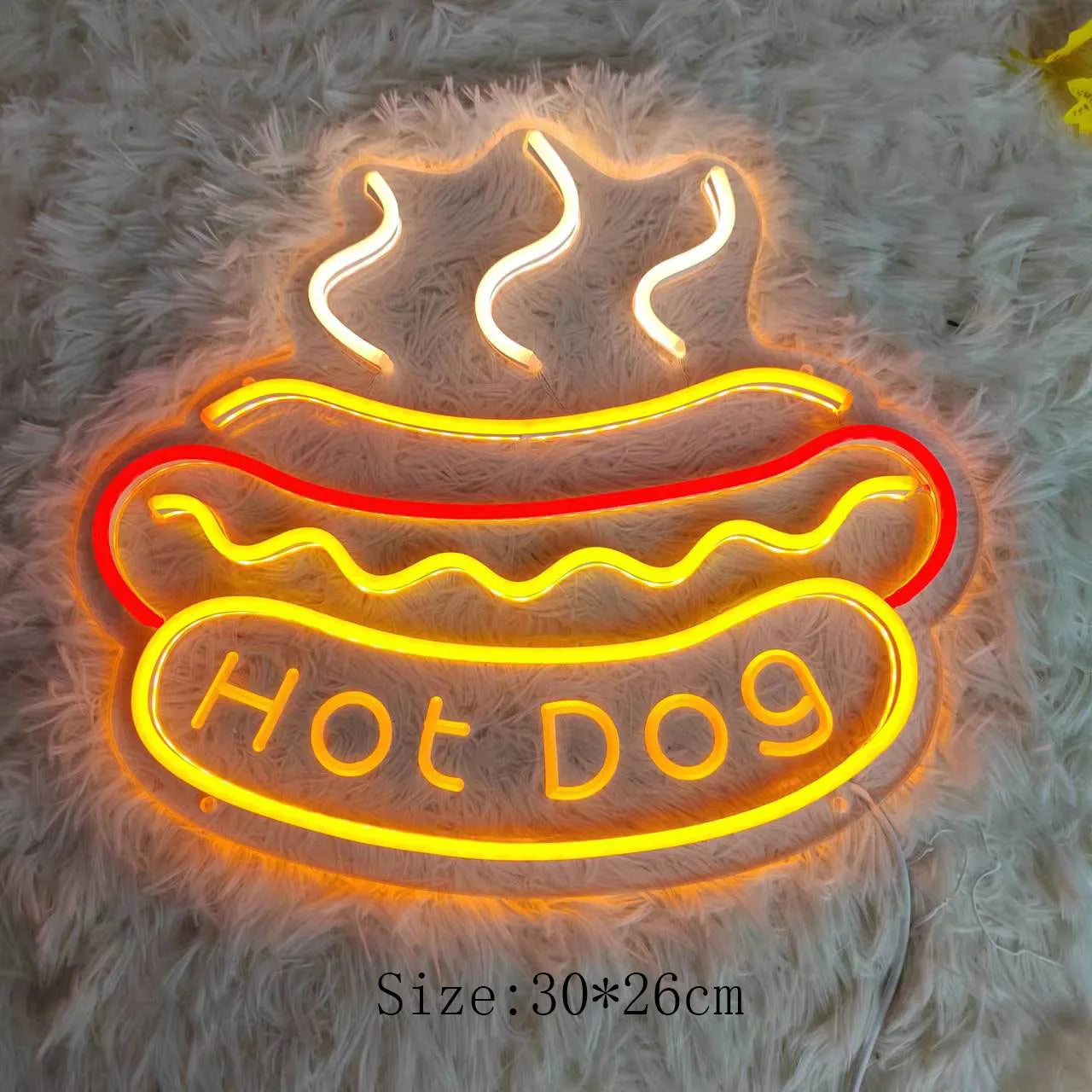 TastyTidbits - Luce notturna al neon per il fast food