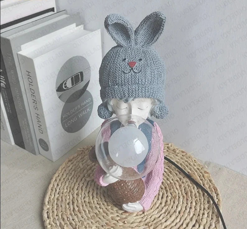 HatDiva - Lampade da tavolo Hat girl
