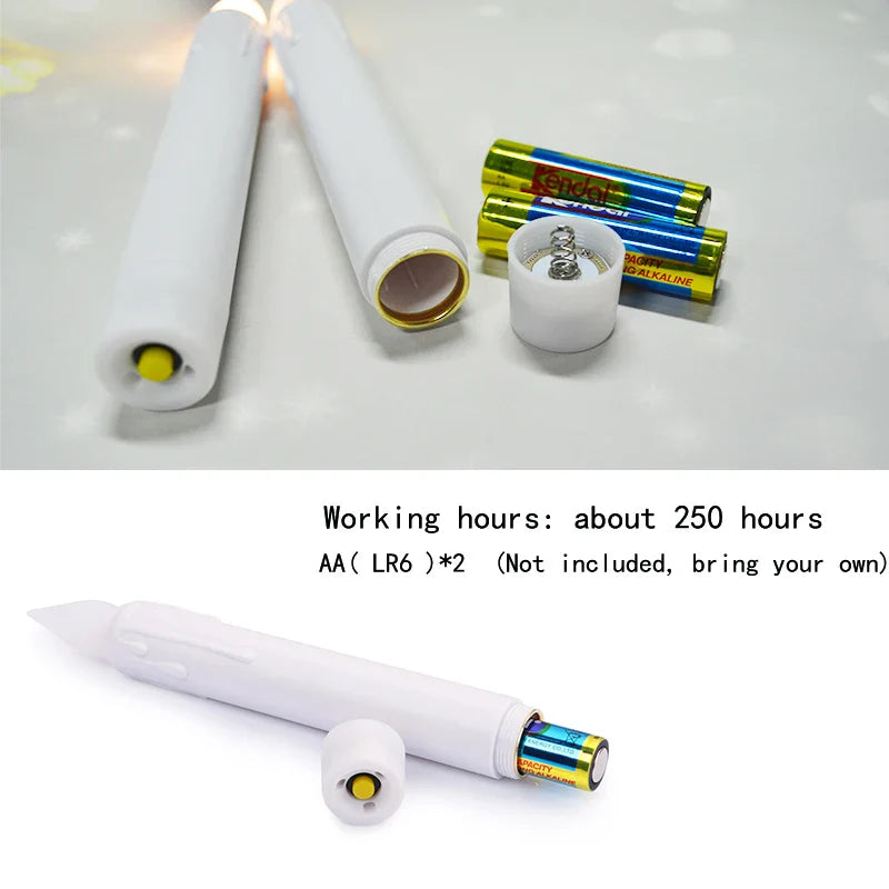 FlameGlow - Candela a LED senza sfarfallio