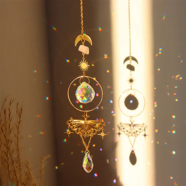 CrystalChimes - Ornamenti a forma di prisma che catturano la luce