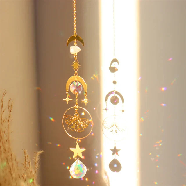 CrystalChimes - Ornamenti a forma di prisma che catturano la luce