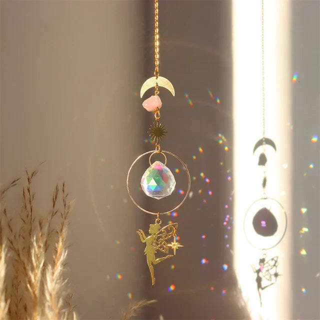 CrystalChimes - Ornamenti a forma di prisma che catturano la luce