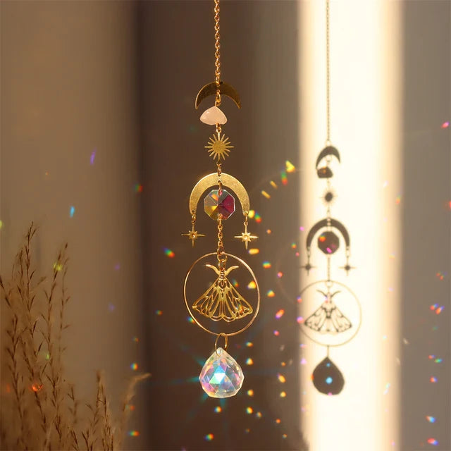 CrystalChimes - Ornamenti a forma di prisma che catturano la luce