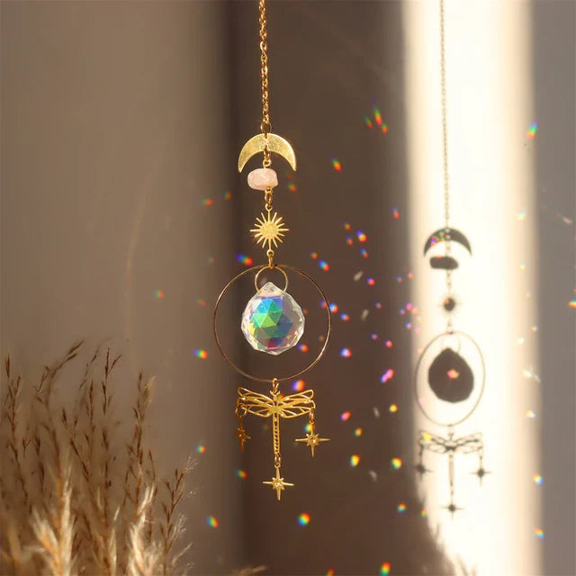 CrystalChimes - Ornamenti a forma di prisma che catturano la luce