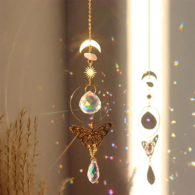 CrystalChimes - Ornamenti a forma di prisma che catturano la luce