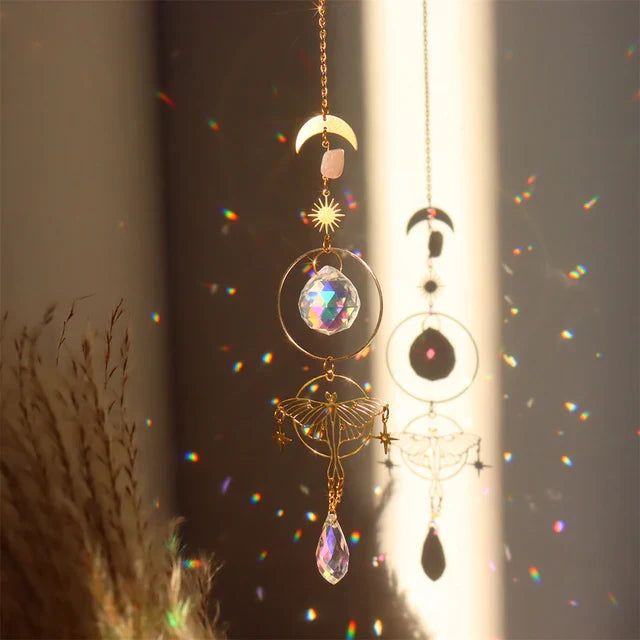 CrystalChimes - Ornamenti a forma di prisma che catturano la luce