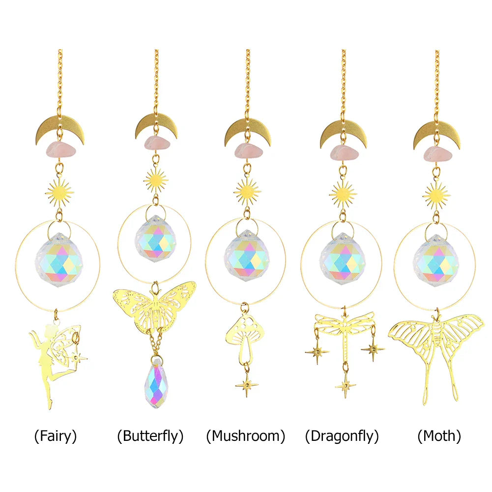 CrystalChimes - Ornamenti a forma di prisma che catturano la luce