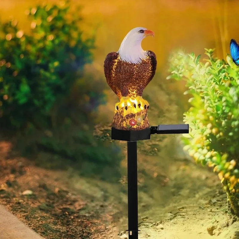 GardenEagle - Luce LED impermeabile con decorazione di animali