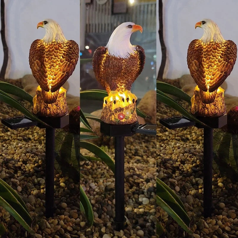 GardenEagle - Luce LED impermeabile con decorazione di animali