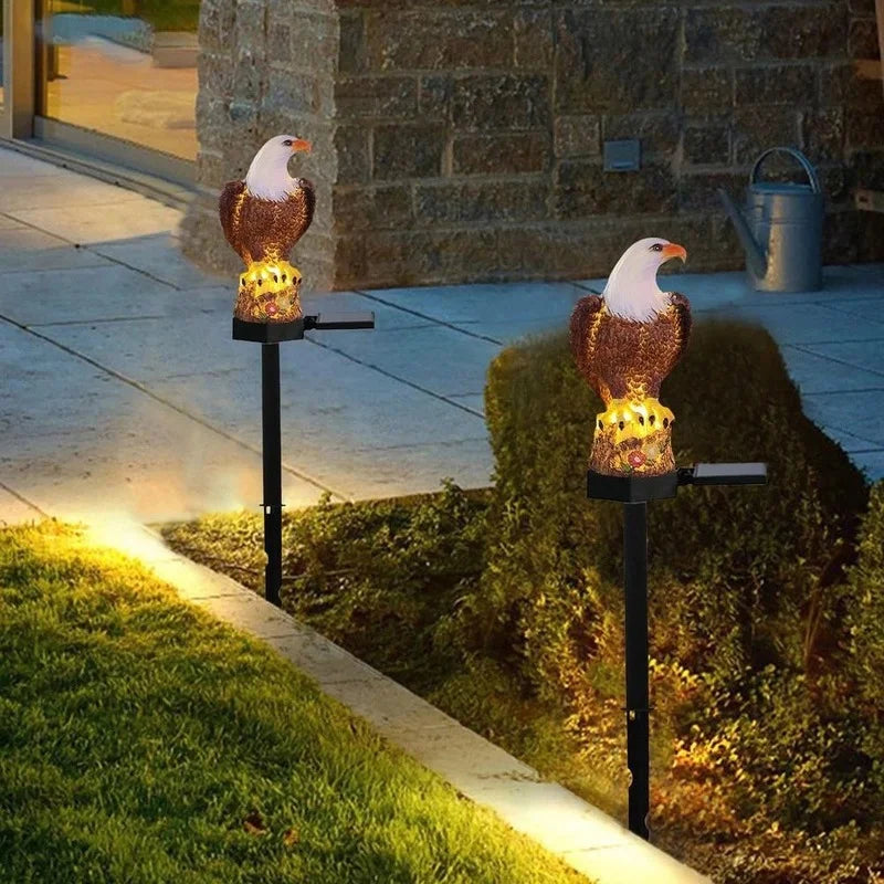 GardenEagle - Luce LED impermeabile con decorazione di animali