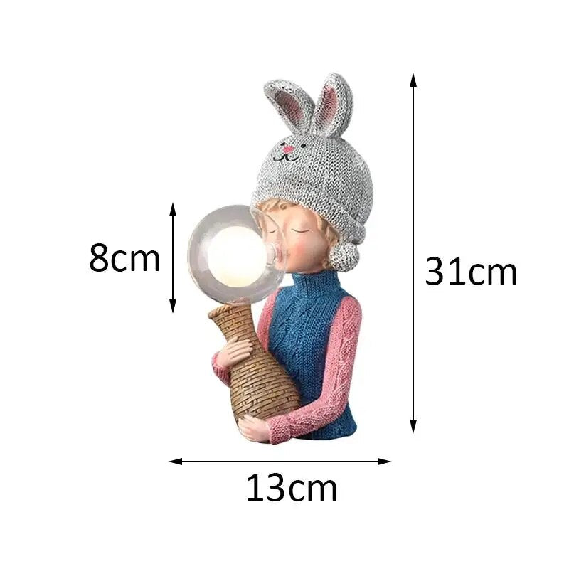 FunCraft - Lampada da tavolo creativa in resina per bambini