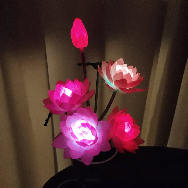 SolarGarden - Lampada a fiore di loto