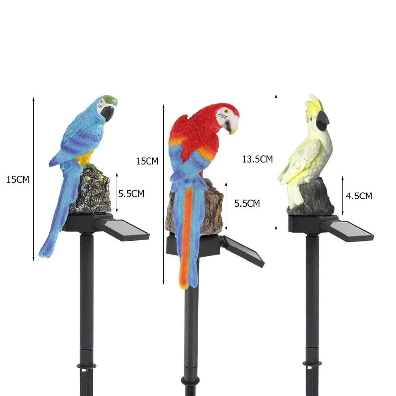 SolarSongbird - Lampada decorativa impermeabile da giardino per esterni