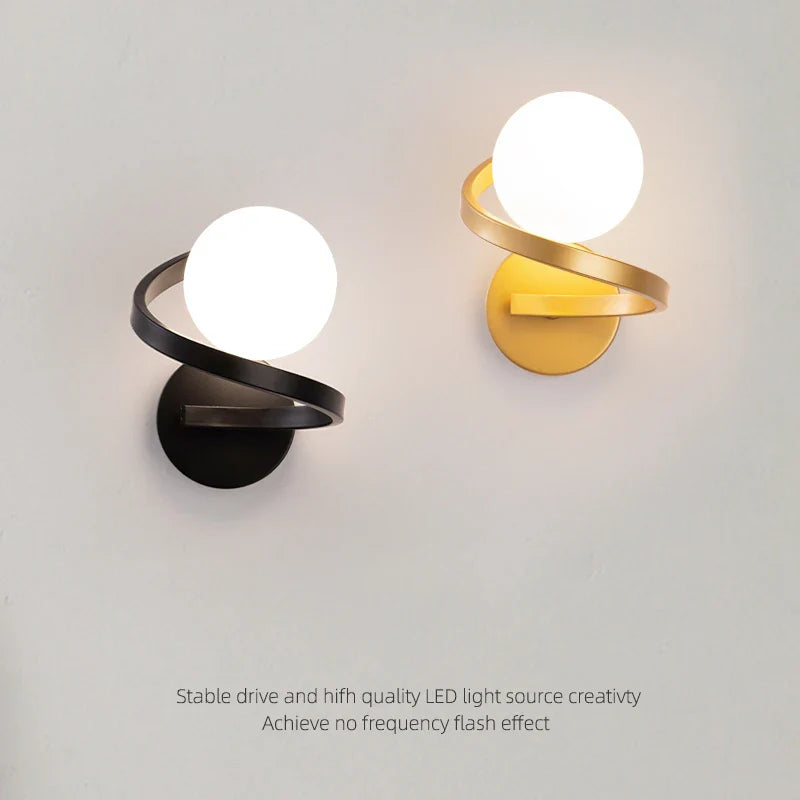 EclipseFlex - Applique in rame nero