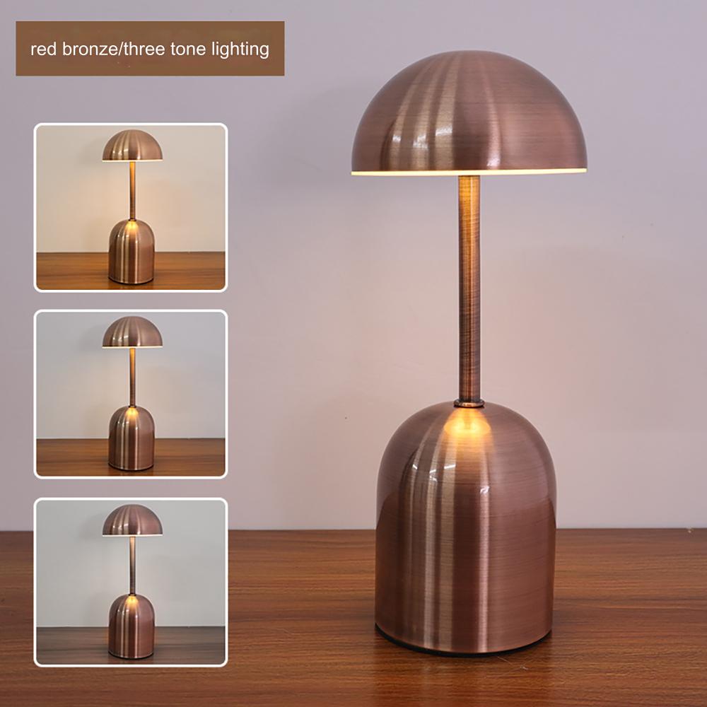 LuminaCrescent - Lampada da tavolo in metallo dimmerabilej