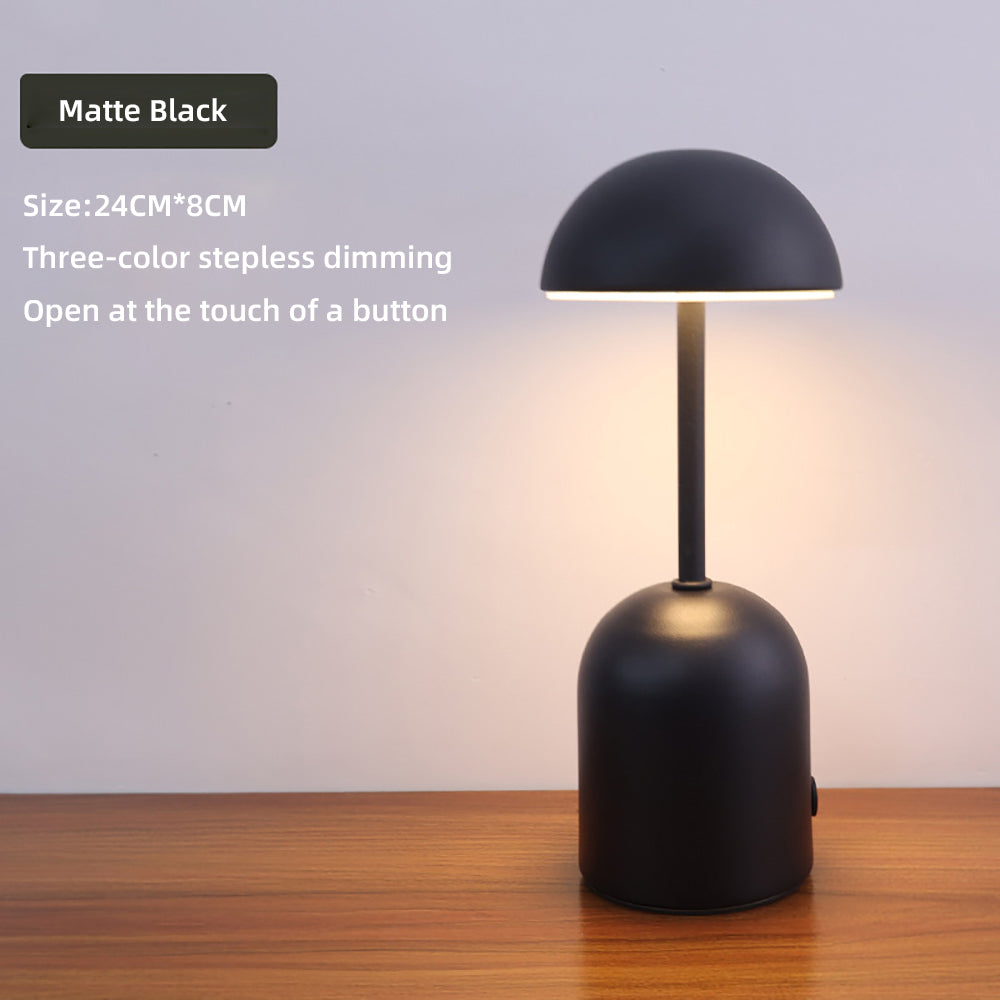 LuminaCrescent - Lampada da tavolo in metallo dimmerabilej