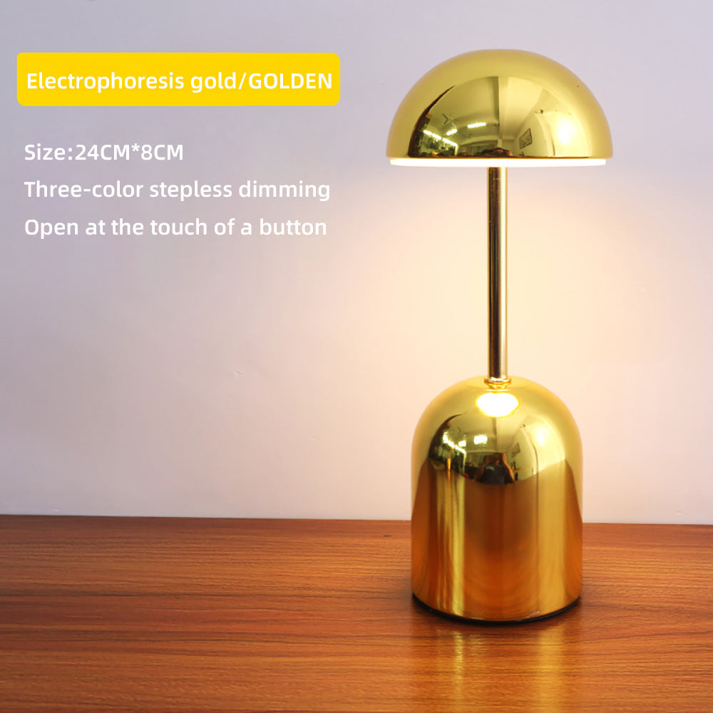 LuminaCrescent - Lampada da tavolo in metallo dimmerabilej