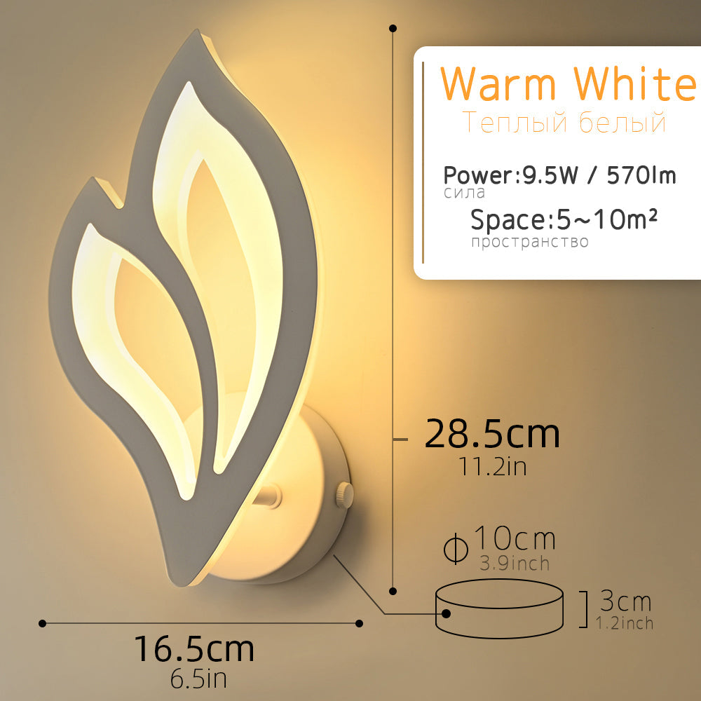 BedsideGlow - Lampada da letto a parete