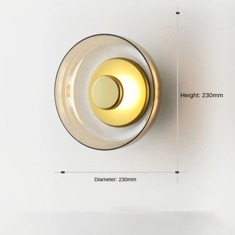 ScandiStyle - Lampada a specchio nordica
