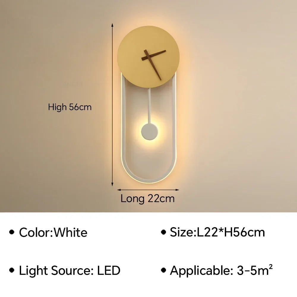 Orologio moderno a led da parete
