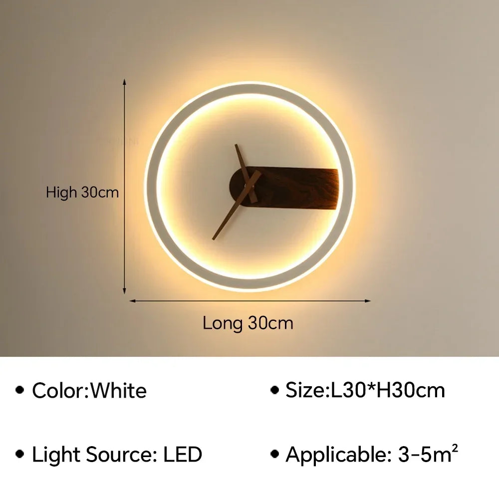Orologio moderno a led da parete