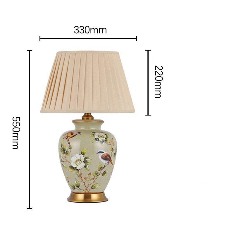 FloralBird | Lampada da tavolo a forma di uccello in ceramica