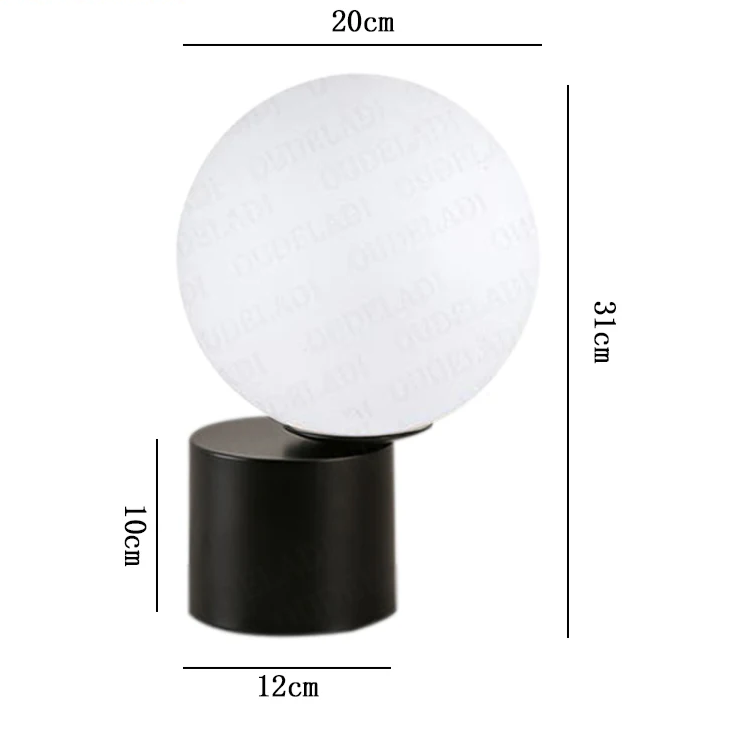 SphereGlow | Lampade da tavolo con sfere di vetro