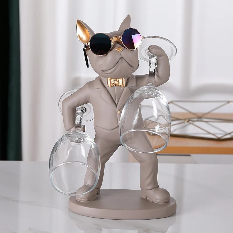 BarkButler - Porta bicchieri da vino in resina