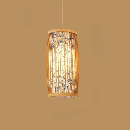 BambooHarmony | Sereno lampadario a sospensione per sale da tè
