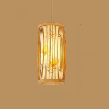 BambooHarmony | Sereno lampadario a sospensione per sale da tè