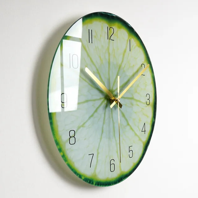 TimelessUniverse - Orologio da parete in vetro a ingranaggi