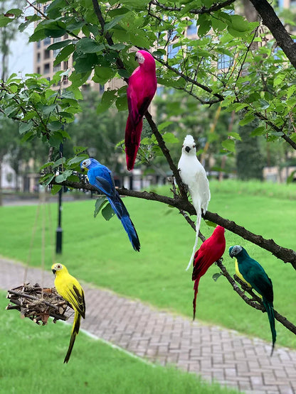 TropicPerch - Decorazione da giardino per pappagalli