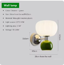 Applique LED moderne a forma di zucca