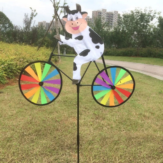 GardenGallop - Sculture a vento di animali in bicicletta