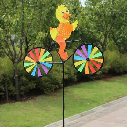 GardenGallop - Sculture a vento di animali in bicicletta