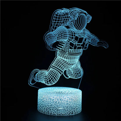 CosmoCraft - Lampada illusione razzo 3D
