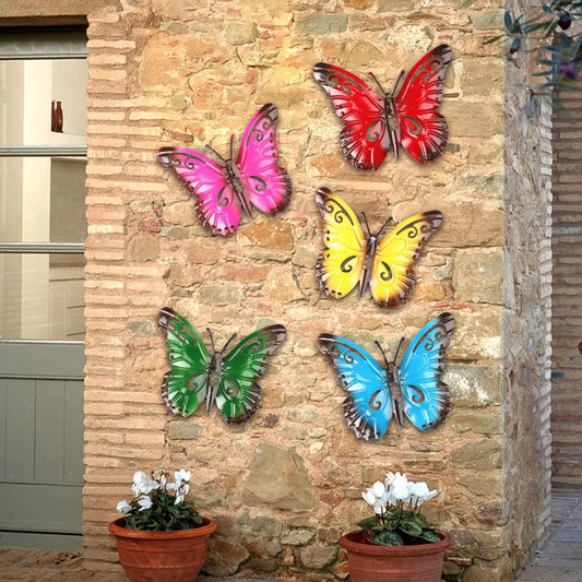 IronWings - Decorazione murale in ferro a forma di farfalla