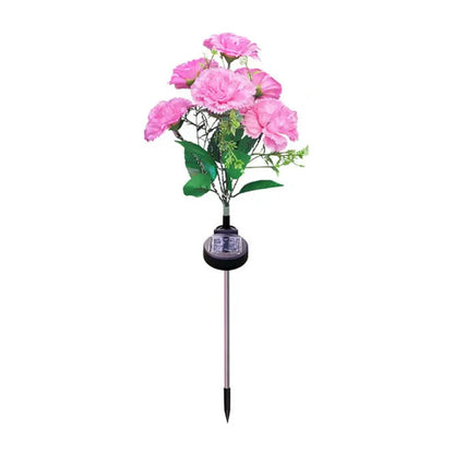 GlowBloom - Lampada per garofani a energia solare
