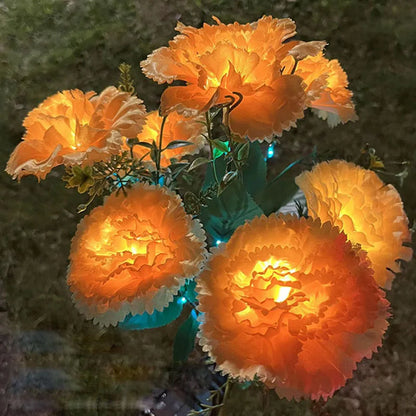 GlowBloom - Lampada per garofani a energia solare