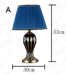 AmericanaGlow - Lampada da tavolo antica