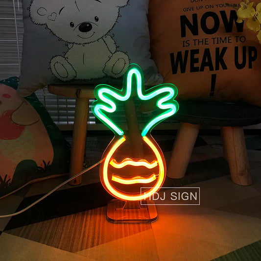 GlowGrill - Luce notturna al neon LED di Amburgo