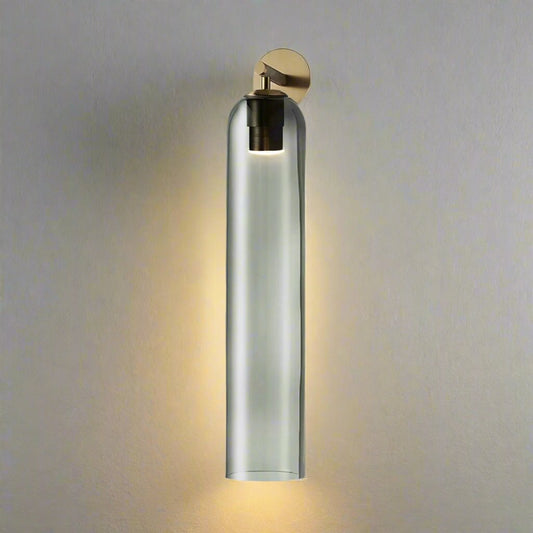 ArtistryGlow | Elegante lampada da parete in vetro artistico
