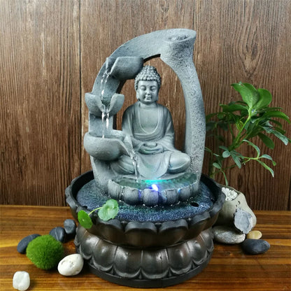 ZenFlow - Fontana d'acqua di Buddha
