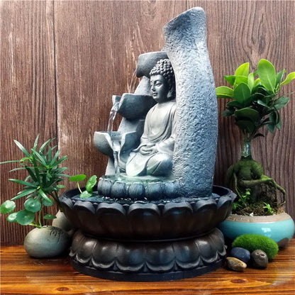 ZenFlow - Fontana d'acqua di Buddha