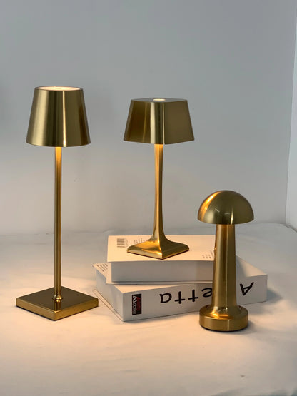 PowerGlow - Lampada da tavolo quadrata USB