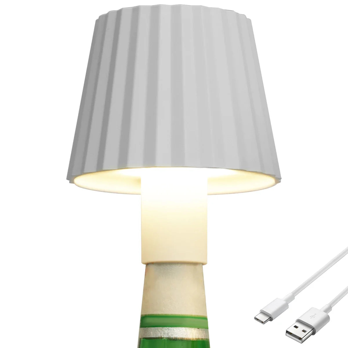 RadiantVinum - Lampada da tavolo a bottiglia