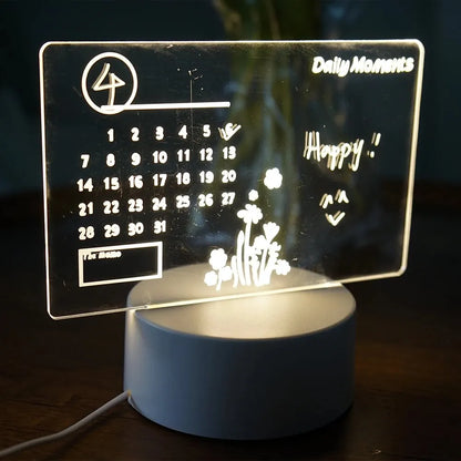NoteGlow - Lampada da tavolo Note Board