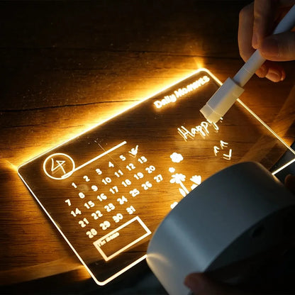 NoteGlow - Lampada da tavolo Note Board