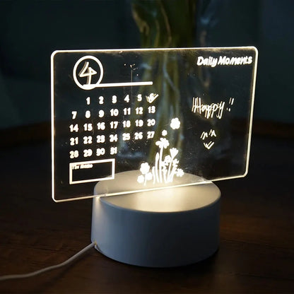 NoteGlow - Lampada da tavolo Note Board